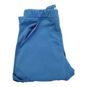Women's Koi Lite Medical Scrub Pants Blue 6 Pockets XS 28x30